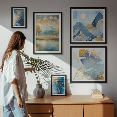 Tableau de décoration murale Paysages végétaux de montagne élégants