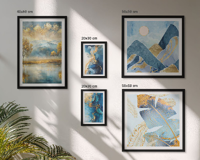 Tableau de décoration murale Paysages végétaux de montagne élégants