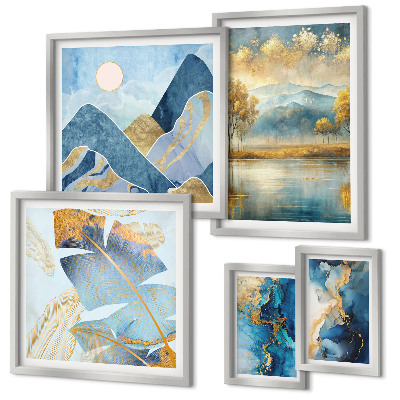 Tableau de décoration murale Paysages végétaux de montagne élégants