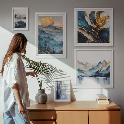 Tableau de décoration murale Paysages montagneux de l'ouest