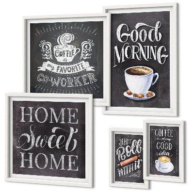 Tableau de décoration murale Inspirations pour un café rustique