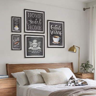 Tableau de décoration murale Inspirations pour un café rustique