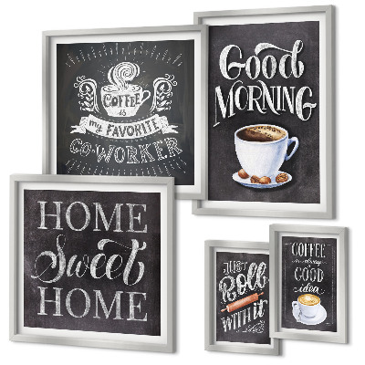 Tableau de décoration murale Inspirations pour un café rustique