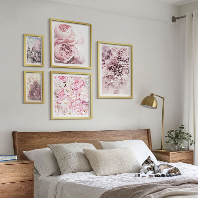Tableau de décoration murale Compositions florales vintage