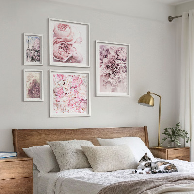 Tableau de décoration murale Compositions florales vintage