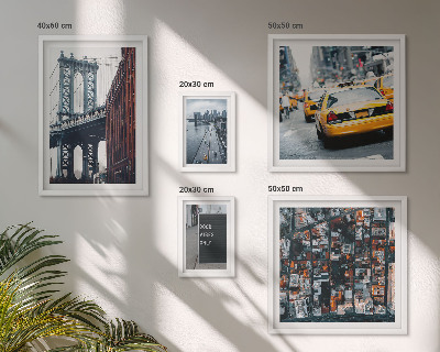 Tableau de décoration murale Vues charmantes de New York