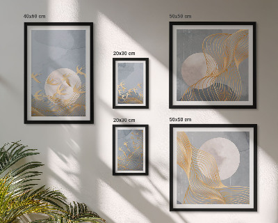 Ensemble de 5 tableaux Harmonie de la nature et délicatesse