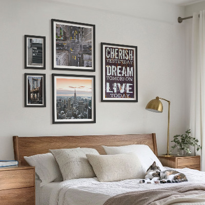 Tableau de décoration murale Des slogans inspirants pour les villes