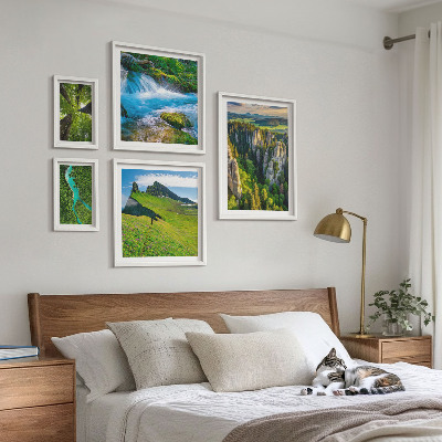 Tableau de décoration murale Paysages montagnes rivières forêts