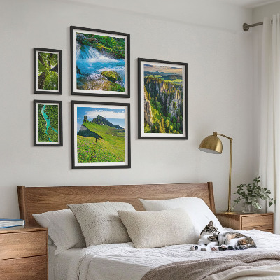 Tableau de décoration murale Paysages montagnes rivières forêts