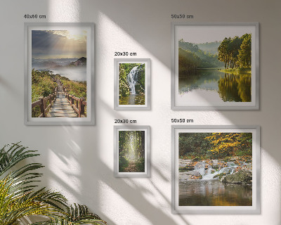 Tableau de décoration murale Paysages naturels, cascades, sentiers forestiers