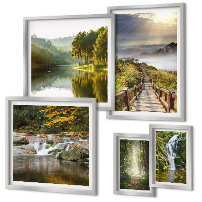 Tableau de décoration murale Paysages naturels, cascades, sentiers forestiers