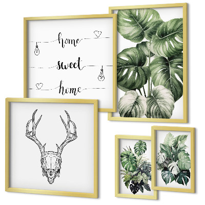 Tableau de décoration murale Motifs végétaux pour une maison inspirée par la nature