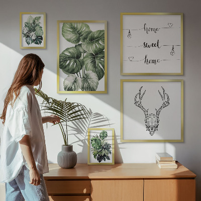 Tableau de décoration murale Motifs végétaux pour une maison inspirée par la nature