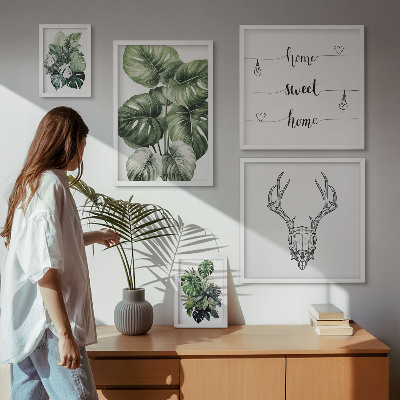 Tableau de décoration murale Motifs végétaux pour une maison inspirée par la nature