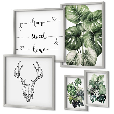 Tableau de décoration murale Motifs végétaux pour une maison inspirée par la nature