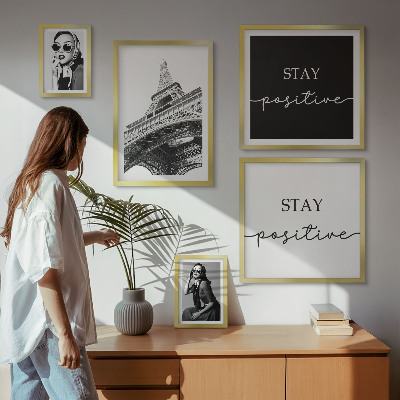 Tableau de décoration murale Mode graphique élégante Paris