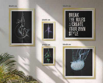 Ensemble de 5 tableaux Motifs créatifs abstraits