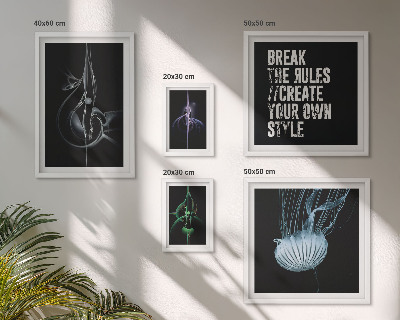Ensemble de 5 tableaux Motifs créatifs abstraits