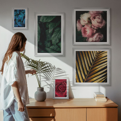 Tableau de décoration murale Motifs floraux végétaux