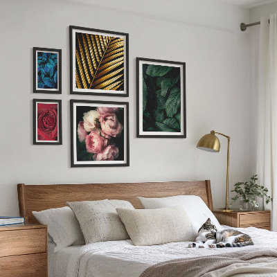 Tableau de décoration murale Motifs floraux végétaux