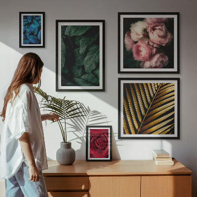 Tableau de décoration murale Motifs floraux végétaux