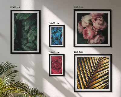 Tableau de décoration murale Motifs floraux végétaux