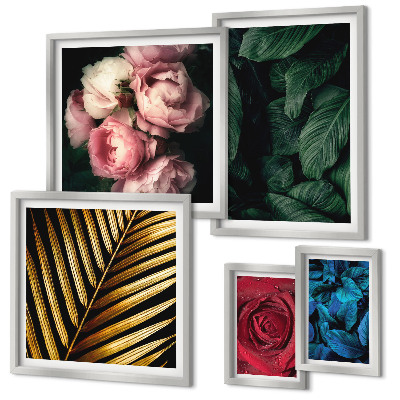 Tableau de décoration murale Motifs floraux végétaux