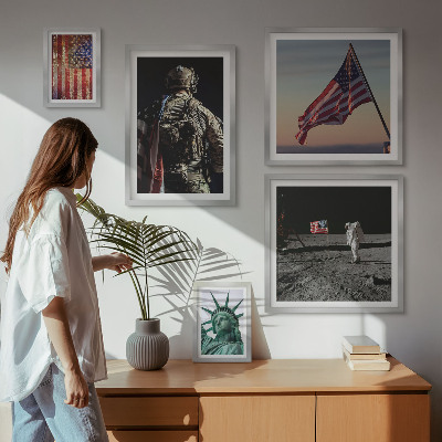 Tableau de décoration murale Symbolisme américain de l'histoire