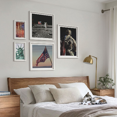 Tableau de décoration murale Symbolisme américain de l'histoire