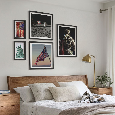 Tableau de décoration murale Symbolisme américain de l'histoire