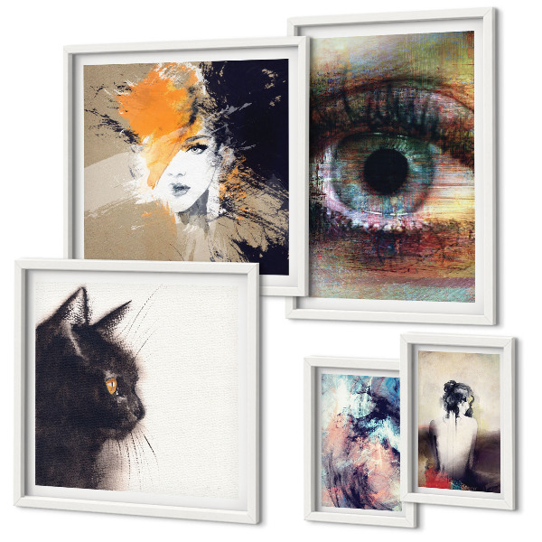 Tableau de décoration murale Portraits abstraits d'art moderne