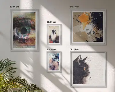 Tableau de décoration murale portraits d'art moderne abstrait
