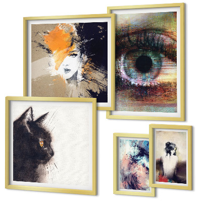 Tableau de décoration murale Portraits abstraits d'art moderne