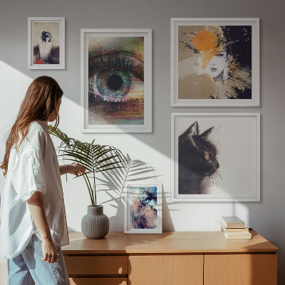 Tableau de décoration murale Portraits abstraits d'art moderne