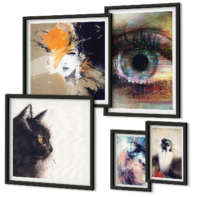 Tableau de décoration murale Portraits abstraits d'art moderne