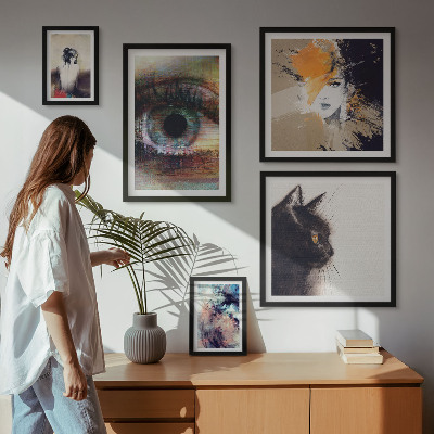 Tableau de décoration murale Portraits abstraits d'art moderne