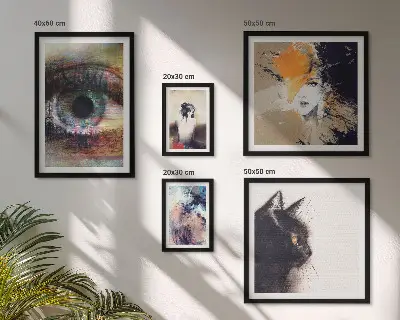 Tableau de décoration murale portraits d'art moderne abstrait