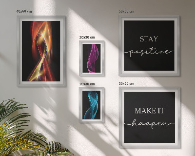Tableau de décoration murale Citations, jeux de lumière, inspirations
