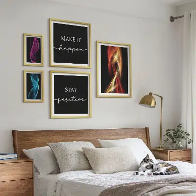 Tableau de décoration murale citations, jeux de lumière et inspirations