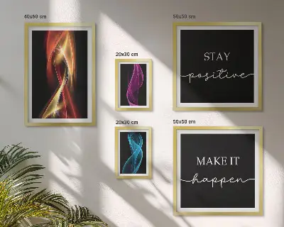 Tableau de décoration murale citations, jeux de lumière et inspirations