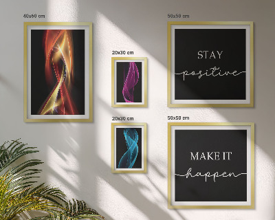 Tableau de décoration murale Citations, jeux de lumière, inspirations