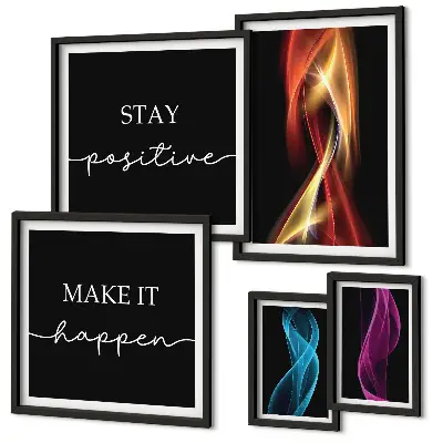 Tableau de décoration murale citations, jeux de lumière et inspirations