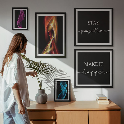 Tableau de décoration murale Citations, jeux de lumière, inspirations