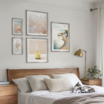Ensemble de 5 tableaux Thèmes de livres relaxants