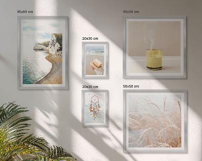Ensemble de 5 tableaux Thèmes de livres relaxants