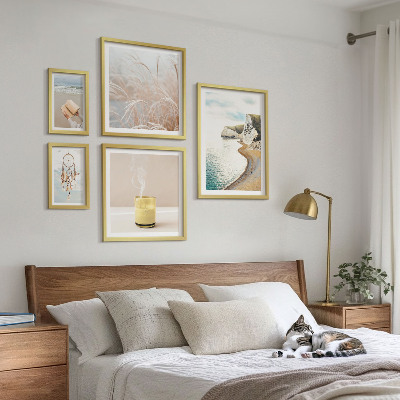 Ensemble de 5 tableaux Thèmes de livres relaxants