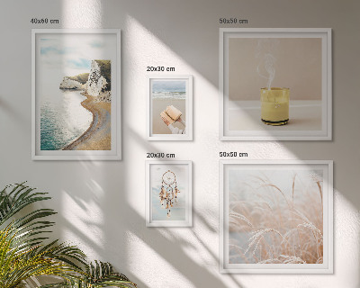 Ensemble de 5 tableaux Thèmes de livres relaxants