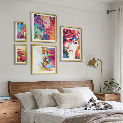 Tableau de décoration murale Portraits abstraits colorés