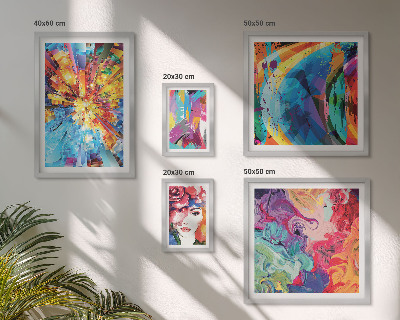 Tableau de décoration murale Compositions abstraites colorées
